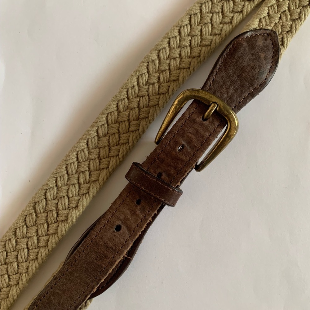 Dockers Brown and Tan Woven Belt - Picture 3 of 13